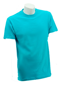 Turquoise Soft Cotton Tee (160gsm)