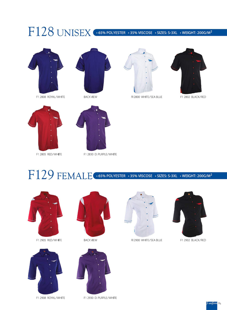 F1 Uniform Printing