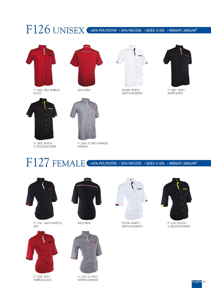 F1 Uniform Printing