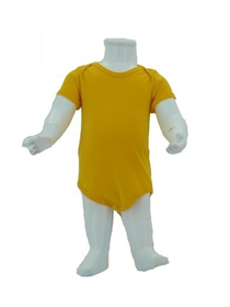Yellow Baby Romper Soft Cotton Tee (180gsm Cotton)